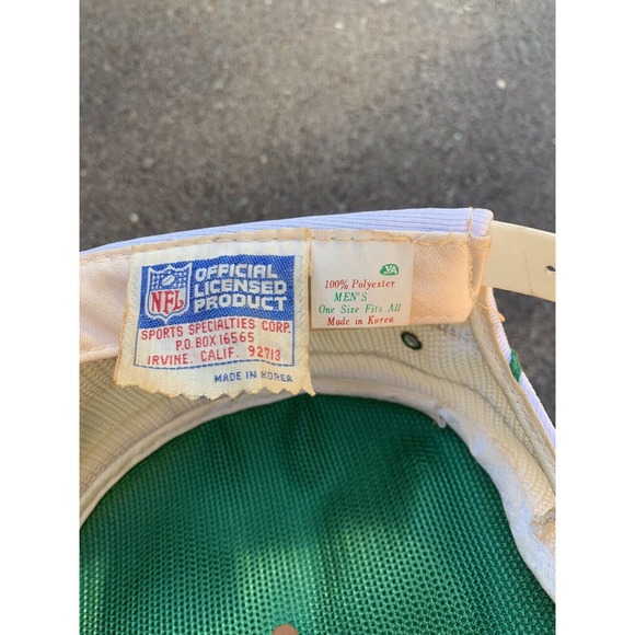 Vintage 80s NY Jets Sports Specialties Pill Box Snapback NFL Football Hat - Picture 7 of 8